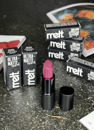 Помада для губ melt cosmetics ultra matte lipstick (dark room) міні