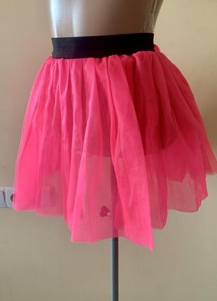 Спідниця пачка яскраво-рожева напівпрозора redstart fancy dress розмір s, m l2 фото