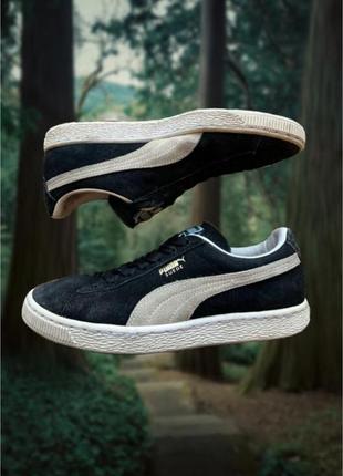 Кросівки кеди puma suede оригінальні чорні