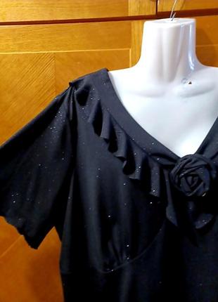 Винтажная брендовая блестящая блуза р.26/28 от m&co