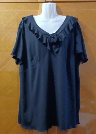 Винтажная брендовая блестящая блуза р.26/28 от m&amp;co3 фото