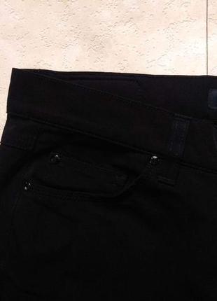 Черные брендовые прямые джинсы с высокой талией angels, 40 размер.7 фото
