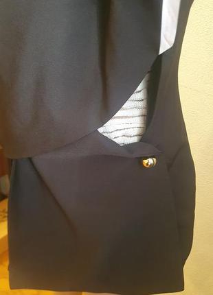 Пиджак missguided, новый, оригинальный крой, в черном цвете7 фото