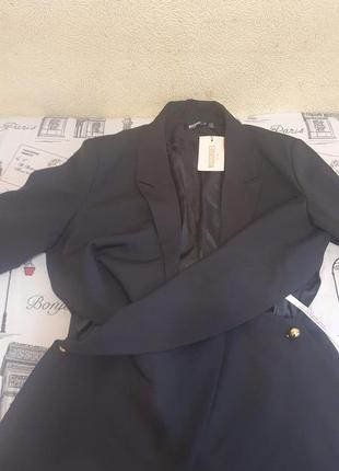 Пиджак missguided, новый, оригинальный крой, в черном цвете10 фото