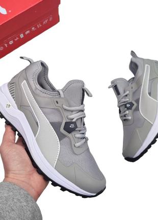 🔥мужские кроссовки puma optifit grey white серые🔥