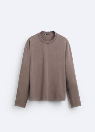 Лонгслив свободного кроя zara 0962/419/605