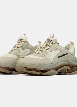 Кроссовки balenciaga triple s off-white