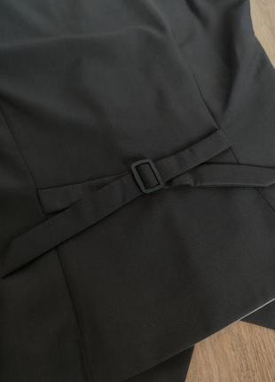 Женская классическая жилетка/ жилет, размер s-m, цвета графит9 фото