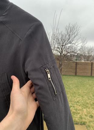 Нова чоловіча тепла парка / куртка у сірому відтінку від бренду boohoo4 фото