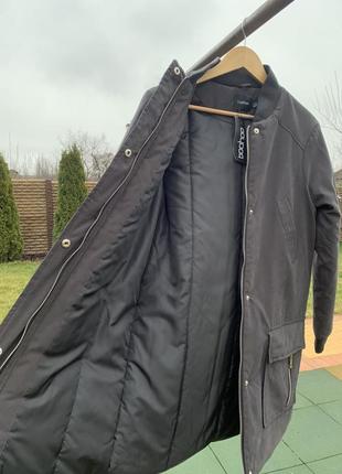 Нова чоловіча тепла парка / куртка у сірому відтінку від бренду boohoo7 фото