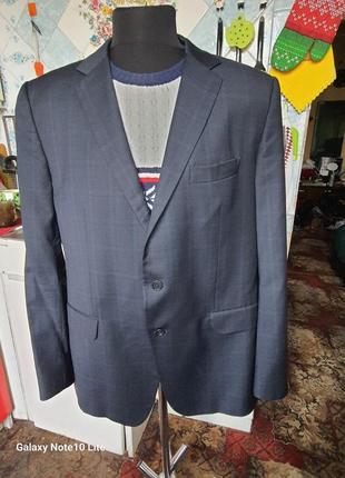 Massimo dutti оригинал! португалия стильный мужской пиджак 100% extra fine wool1 фото