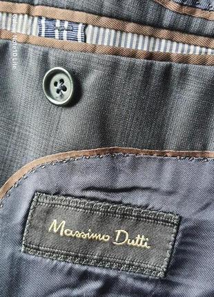 Massimo dutti оригинал! португалия стильный мужской пиджак 100% extra fine wool4 фото