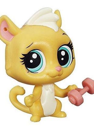 Фігурка gerry goldman littlest pet shop lps кіт джеррі голдман gerry goldman уцінка пошкодження в блістері