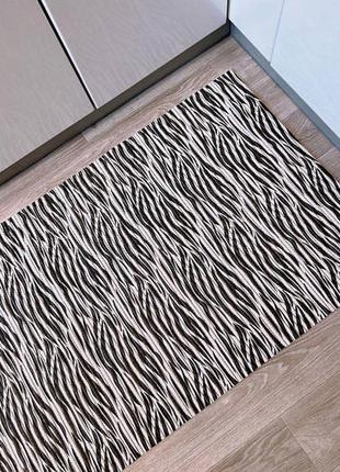 Доріжка на метраж зебра для ванної кухні коридору
