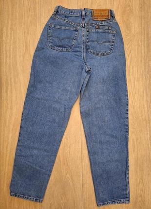 Классные голубые винтажные джинсы mom diesel, размер s.4 фото