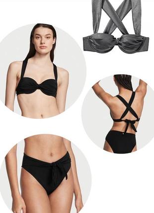 Купальник черный victoria’s secret виктория сикрет оригинал