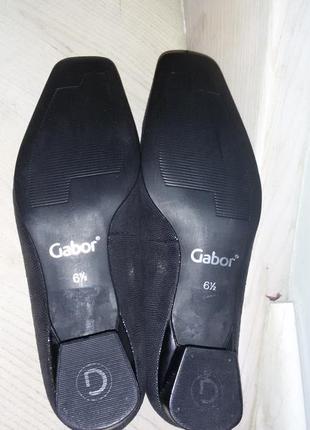 Кожаные туфли бренда gabor размер 40(26,5 см)2 фото