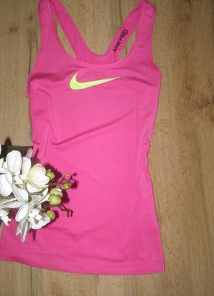 Nike pro майка для занятий спортом тренировок бега m-размер нова2 фото
