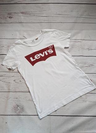Белоснежная футболка от levi's2 фото