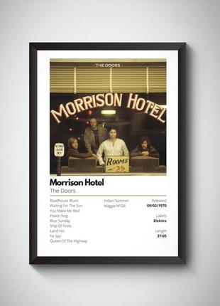 Постер альбому the doors - morrison hotel (джим моррісон / зе дорс)2 фото