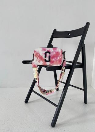 👜 marc jacobs the snapshot tie dye pink9 фото