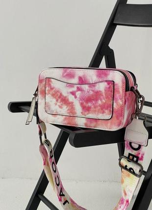 👜 marc jacobs the snapshot tie dye pink8 фото