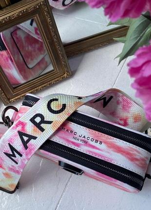 👜 marc jacobs the snapshot tie dye pink3 фото