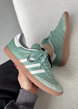 Адідас самба кеди шкіряні adidas samba mint