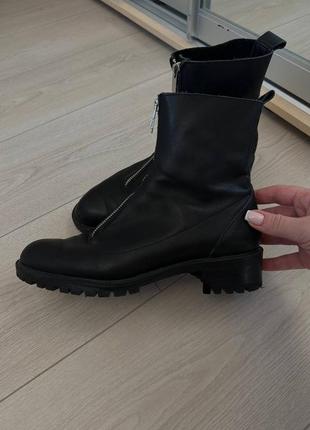 Шкіряні черевики zara 25 см устілка