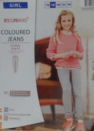 Джинсы летние pocopiano, р.128, р.152.