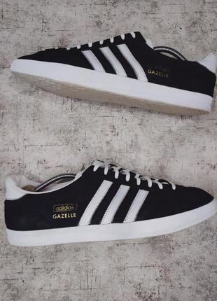 Кросівки adidas gazelle og оригінал адідас кеди газелі чорні замшові