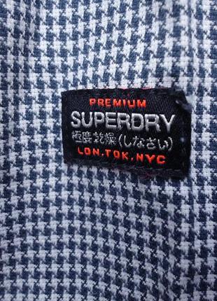 Рубашка superdry premium quality (m)6 фото