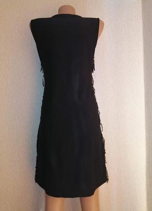Красиве коротке чорне вечірнє коктейльне плаття snialin7 фото