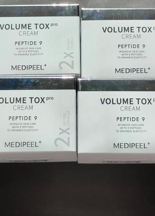Антивіковий крем з пептидами та ектоїном medi-peel peptide 9 volume tox cream pro 50 мл