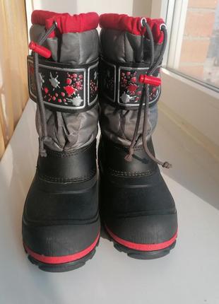Зимние ботинки снегоходы фирмы olang 29-30 размера1 фото
