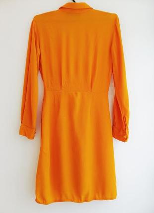 Сукня жіноча оранжева міні3 фото