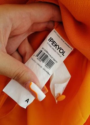 Сукня жіноча оранжева міні4 фото