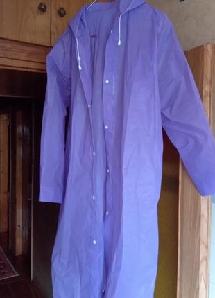 Дощовик з капюшоном eva raincoat (65*115 см)2 фото