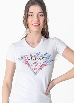 Женская  футболка guess5 фото