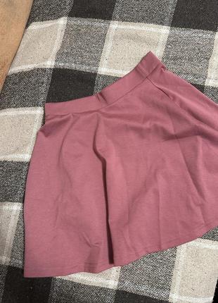 Розовая мини юбка sinsay2 фото