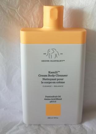 Очищающее средство для тела drunk elephant kamili cream body cleanser, 240 мл2 фото