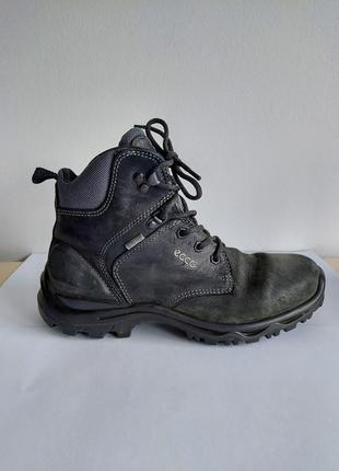 Ботинки утепленные кожа р.40 ecco gore-tex оригинал 79184 фото