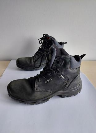 Ботинки утепленные кожа р.40 ecco gore-tex оригинал 79186 фото