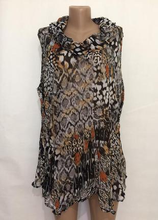 Легка шифонова блуза з хомутом!!