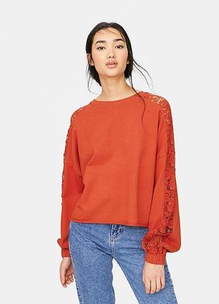 Толстовка свитшот оверсайз stradivarius оригинал