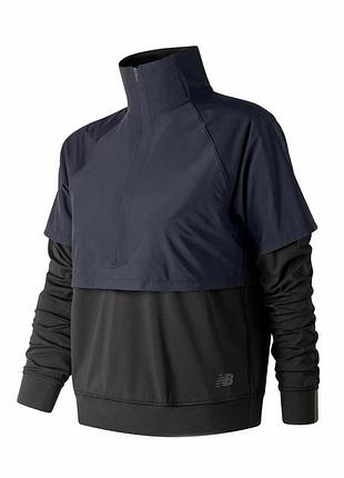 New balance women's q speed track anorack женская ветровка анорак куртка