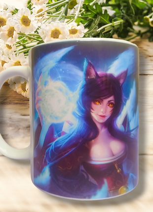 Чашка аниме лига легенд ари ahri кицуне league of legends1 фото