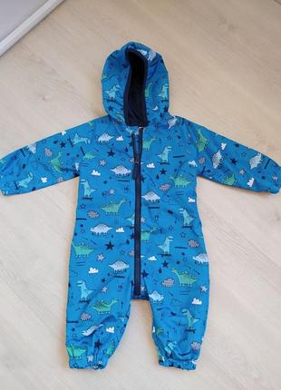 Стильный модный комбинезон ветровка дождевик с драконами