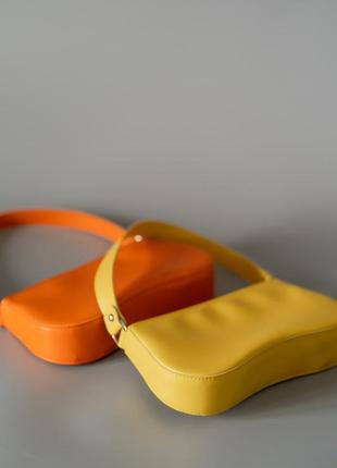 Стильная сумка-багет оригинальной формы в 10 цветах 🌷🥰6 фото