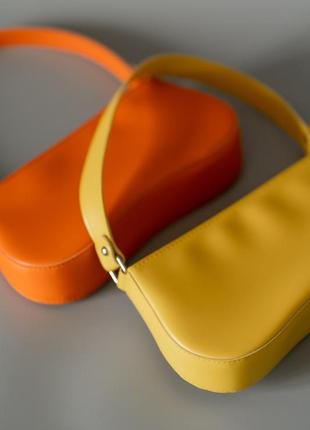 Стильная сумка-багет оригинальной формы в 10 цветах 🌷🥰5 фото